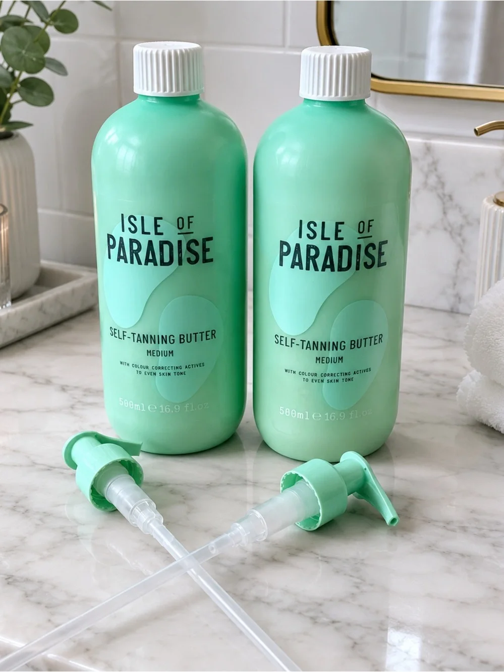 (1) Isle of Paradise Self-Tanning Butter (Medium) - Huge Jumbo Size, Brand New!